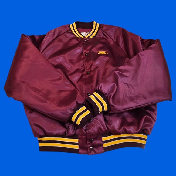 Vintage King Louie Pro Fit Lined Bomber Jacket Size XL Made in the USA (NK Logo) - Picture 4 of 15